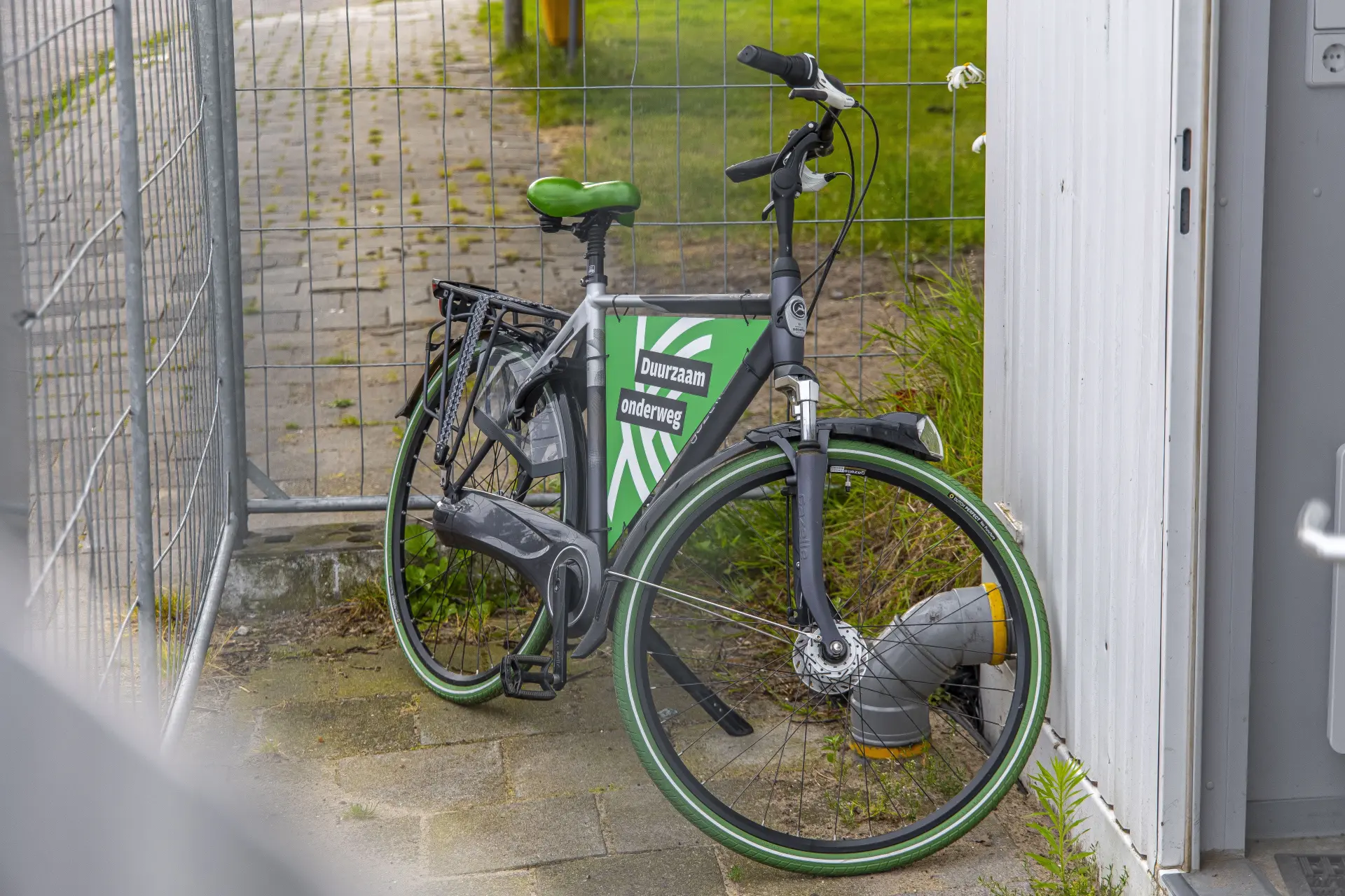 De Kuiper Infrabouw groene fiets