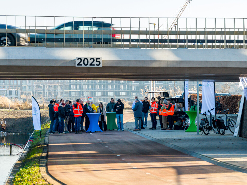 De Kuiper Infrabouw opent fietsonderdoorgang gemeente Woerden