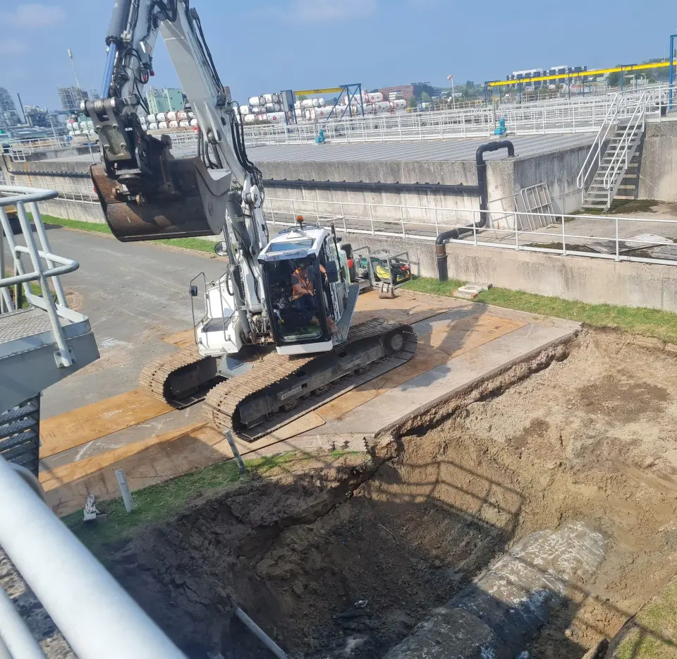 De Kuiper Infrabouw project GVK leidingen Dordrecht 2 min