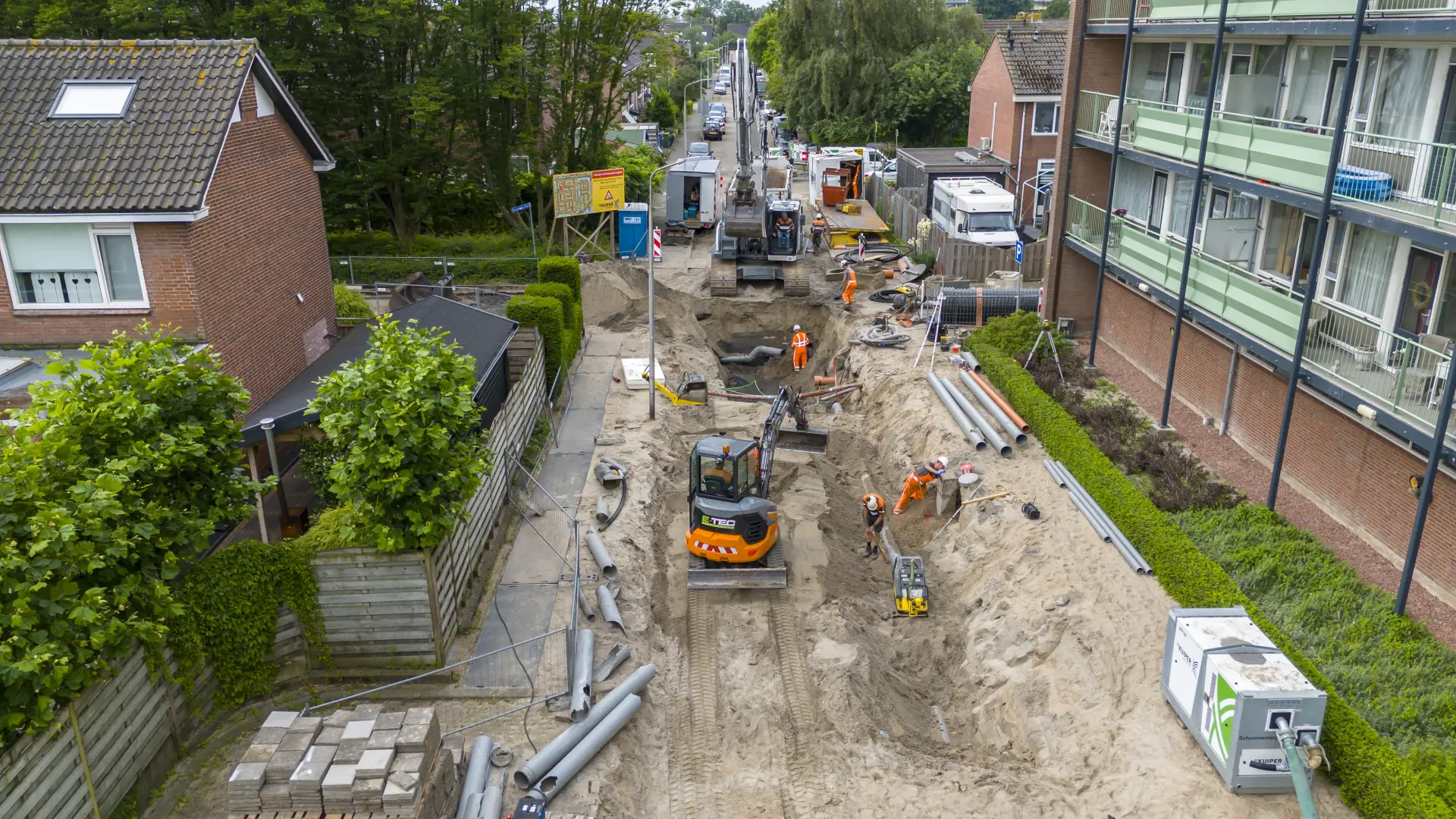 De Kuiper Infrabouw Sliedrecht Vogelbuur riool verganging