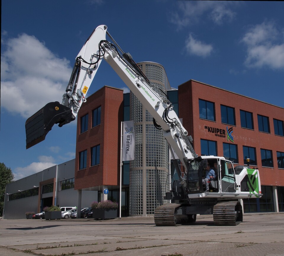 Nieuwe Liebherr 930 voor De Kuiper Infrabouw